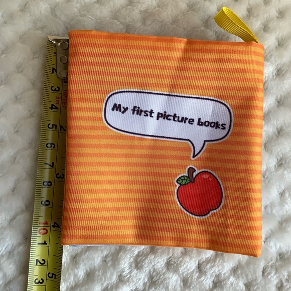 My First Picture Books Fruits Soft Book Learning Sensory Baby Toy - Picture 3 of 4